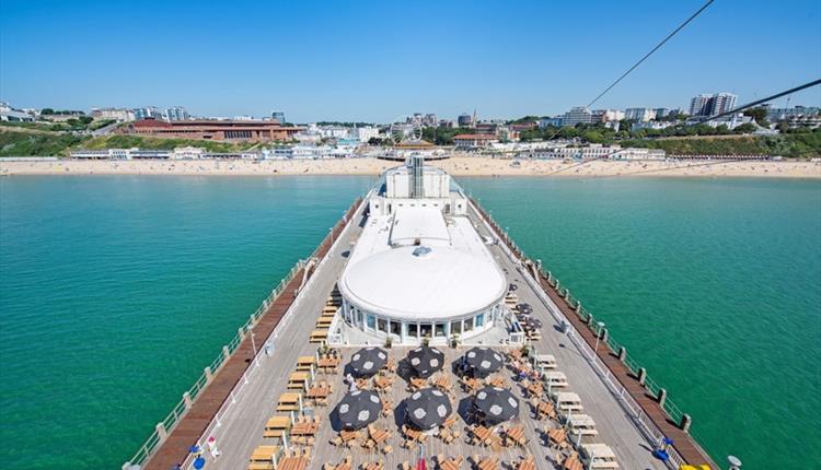 Overhead Image of Key West Restaurant on Bournemouth Pier